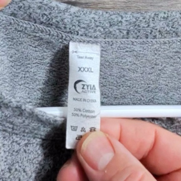 ZYIA Gray Motivational One More Rep Mens Short Sleeve Tee - Picture 7 of 7